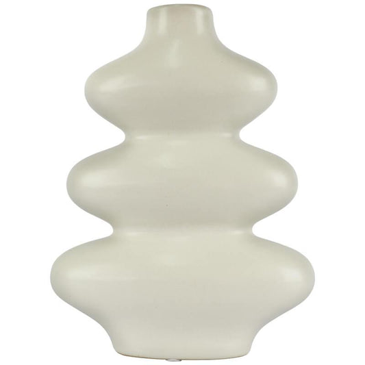 CREAM WHITE GUGU VASE