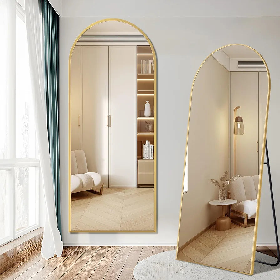 Gold Arch Full Length Mirror