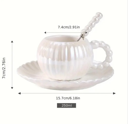 Pearl 18 Piece Set Tea Set