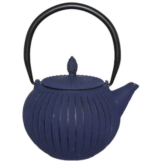 Blue Cast Iron Tea Pot (780ml)