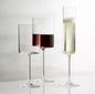 Square Design Wine Glasses