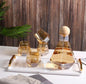 Gold/Cleat Timeless 3D Decanter Set