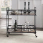 Black Serving Trolley