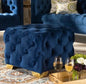 Velvet Ottoman