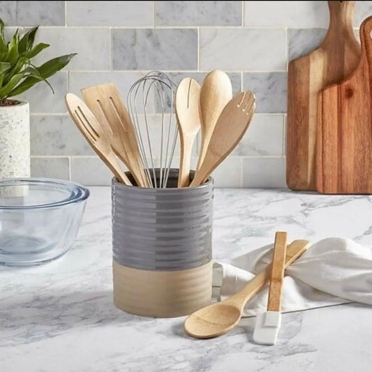 8 Piece Kitchen Utensils with Tub