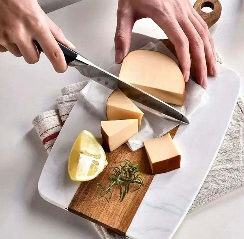 Marble Pattern Cheese Cutting Board Serving Platter