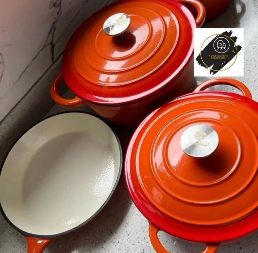 7 Piece Cast Iron Pot Set