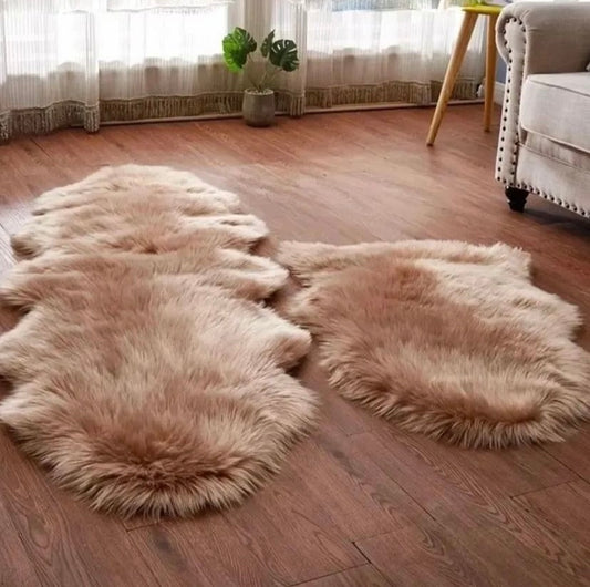 Faux Fur  Sheep Rug