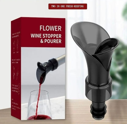 Wine Pourer & Bottle Stopper