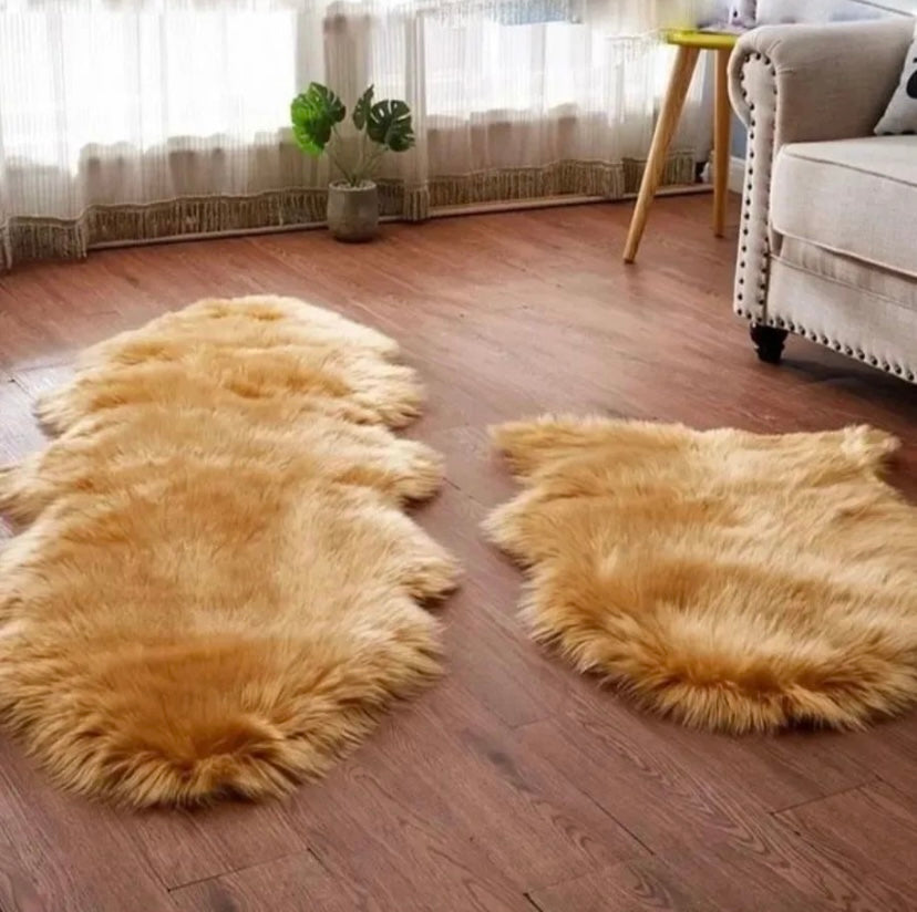 Faux Fur  Sheep Rug