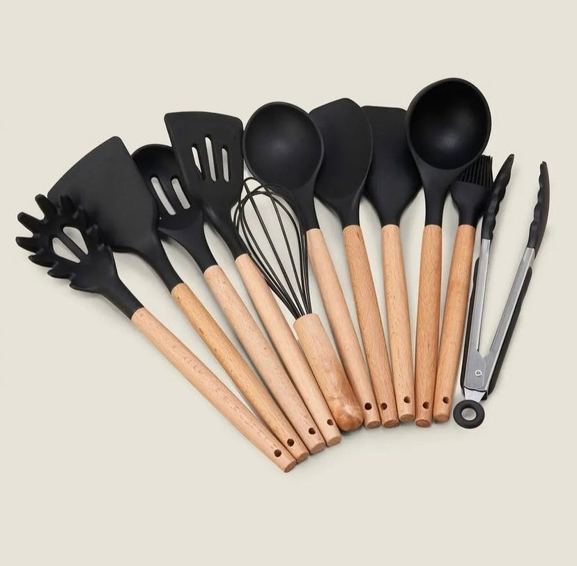 12 Psc  Silicone Kitchen Tool Set