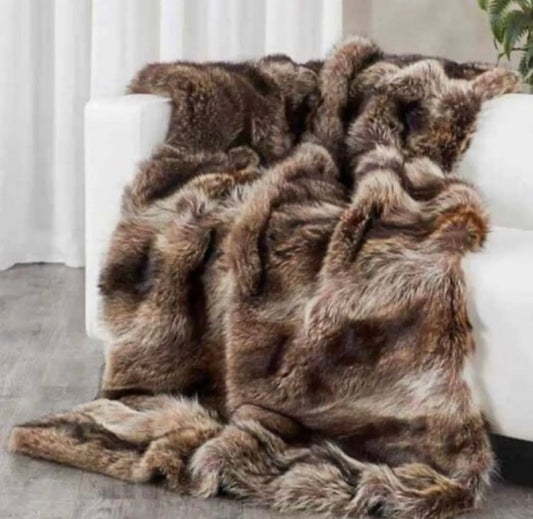 Faux Fur Throw Blankets