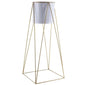 Tall Metal Geometric Plant Stand