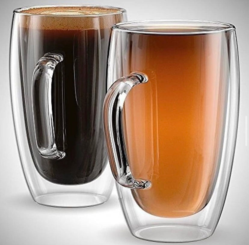 Stylish Double Walled Mugs (400ml)