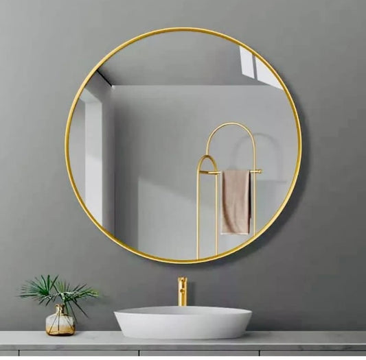 Gold Trimmed Mirror